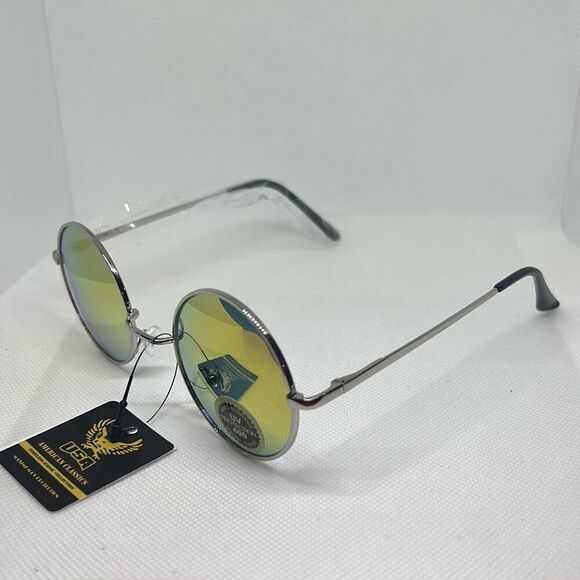Hippie Retro Mirrored Sunglasses - Picture 1 of 3